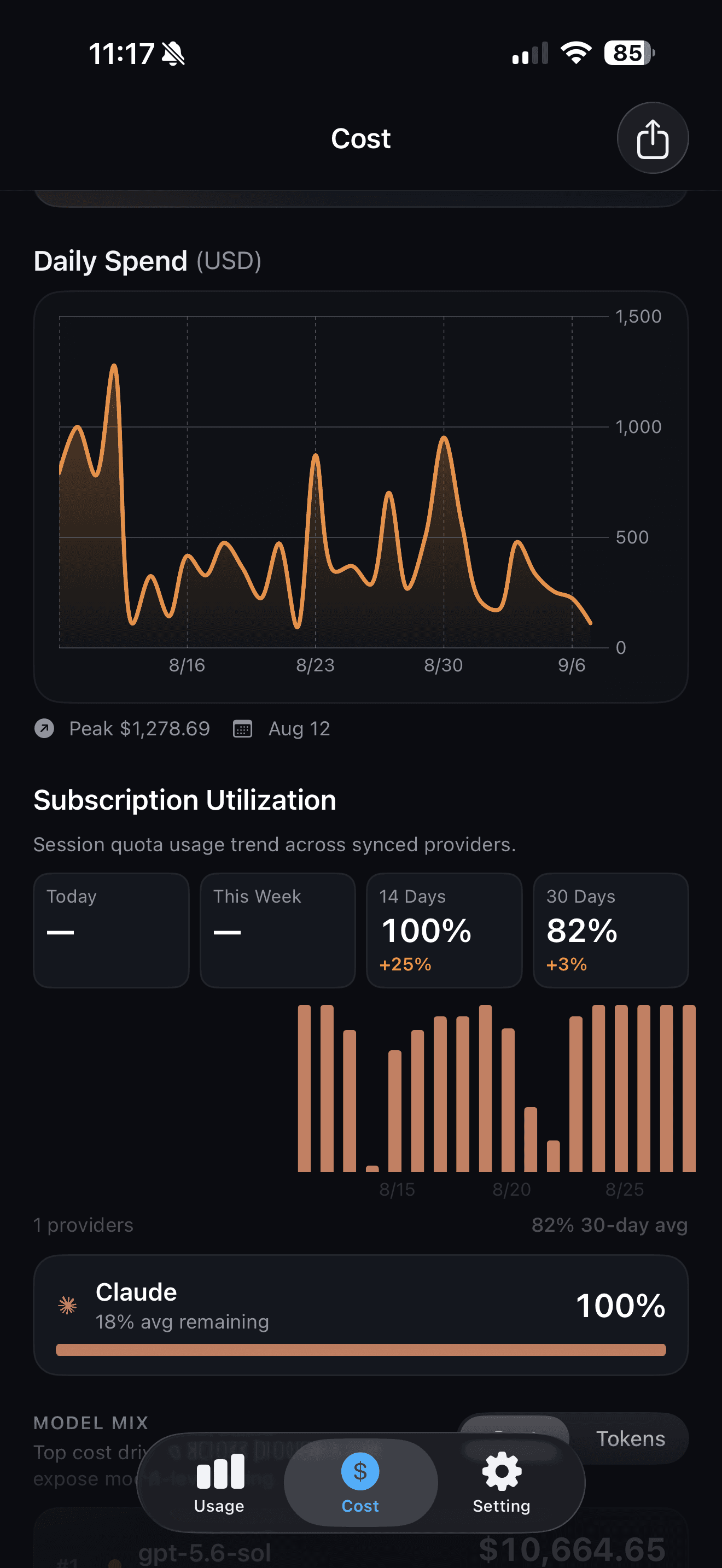QuotaKit: Follow your usage